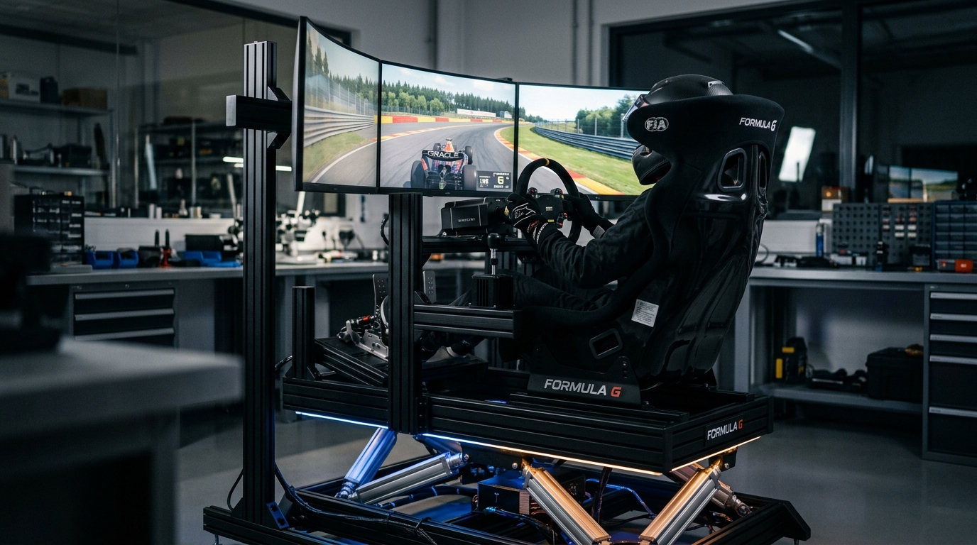 Formula G Mechatronic Racing Rig in Laboratory